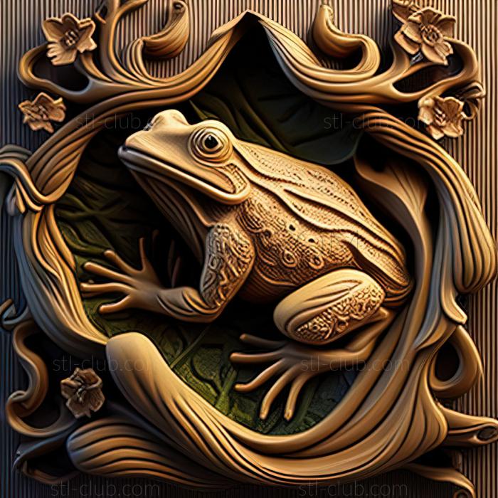 3D model st frog (STL)